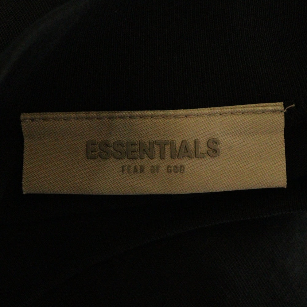 ESSENTIALS FEAR OF GOD(エッセンシャル フィアオブゴッド) LOGO PRINT T-SHIRTS 両面ロゴプリント半袖カットソー 半袖Tシャツ ブラック