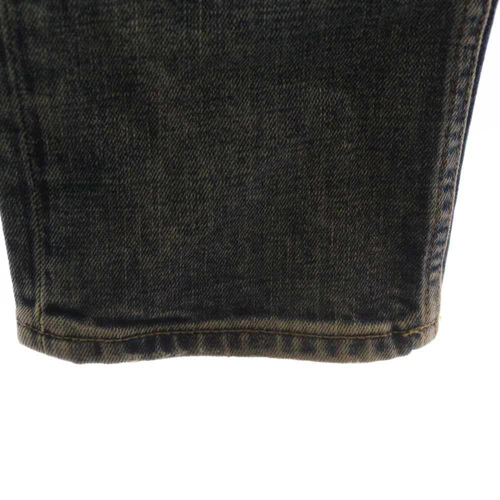 DENHAM(デンハム) RAZOR SLIM FIT ダメージ加工 ストレートデニムパンツ インディゴ 3114313