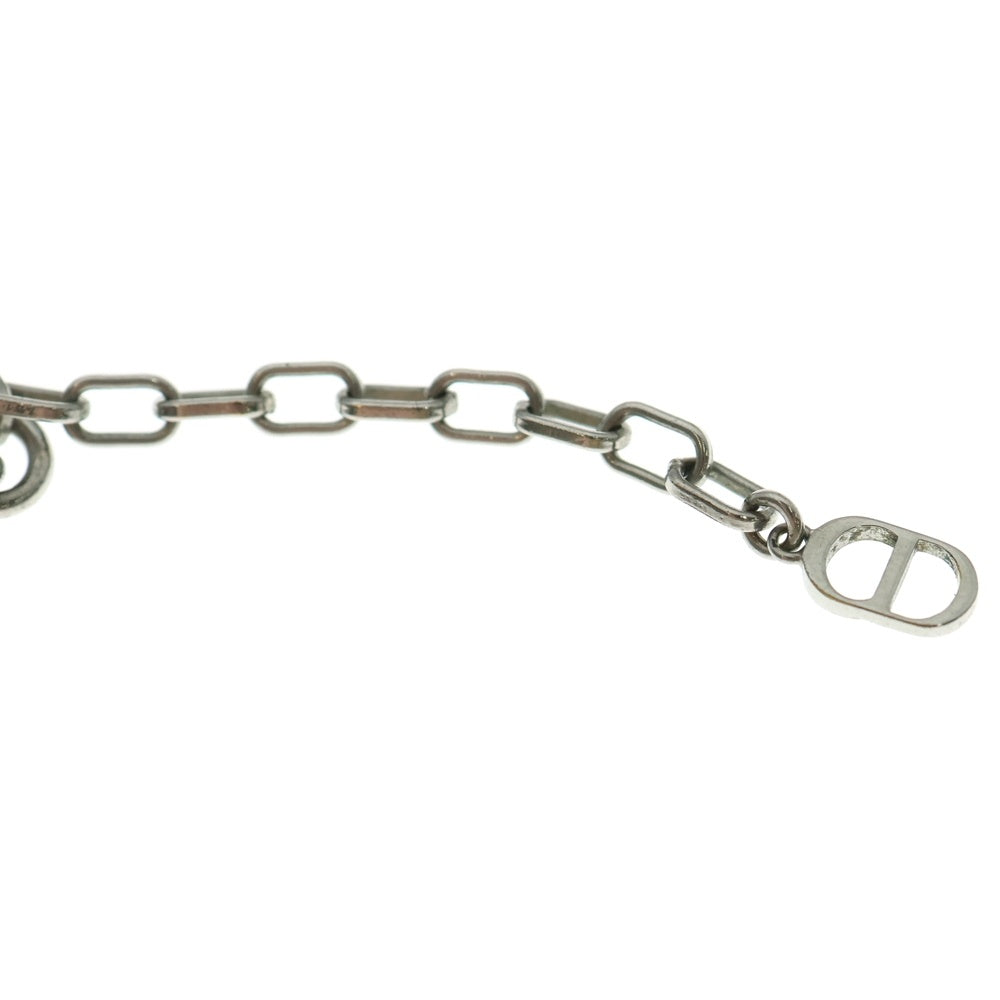 Christian Dior(クリスチャンディオール) CD Icon Chain CDロゴ チェーン リンク ネックレス シルバー N1574HOMMT