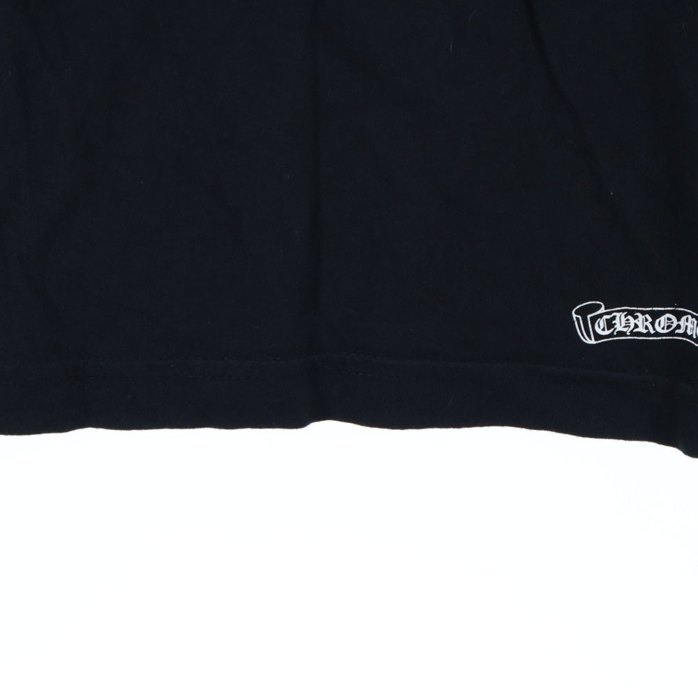 CHROME HEARTS(クロムハーツ) Side T BAR Tee サイドTバー ヴァーティカルロゴ クルーネックTシャツ 半袖カットソー ブラック