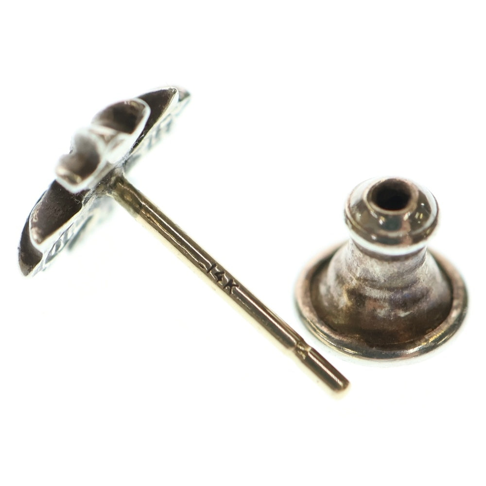 CHROME HEARTS(クロムハーツ) No2 CH PLS DIA CHプラス 1ダイヤ スタッドピアス シルバー BCA388