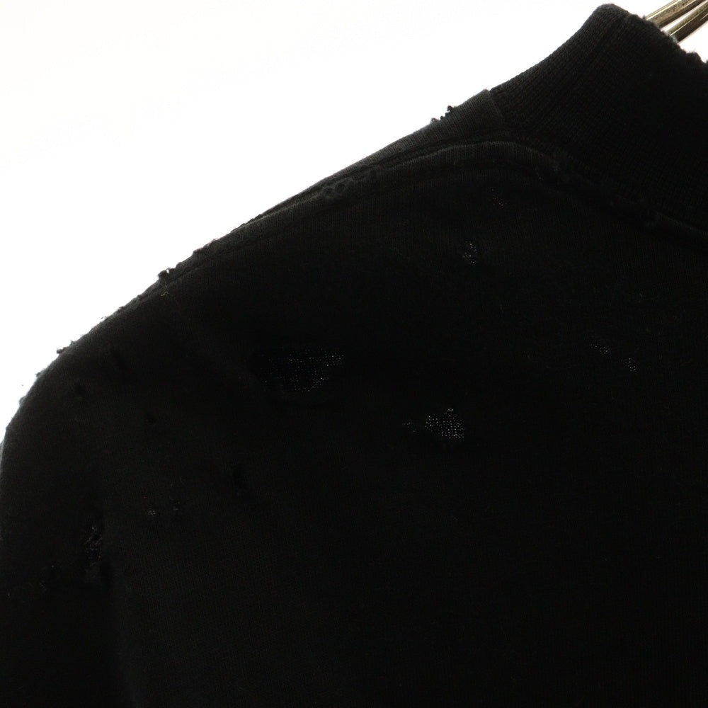 BALENCIAGA(バレンシアガ) 23SS TAPE TYPE MEDIUM FIT T-SHIRT テープタイプロゴ クルーネック半袖Tシャツ カットソー 739784 TOVA9 ブラック