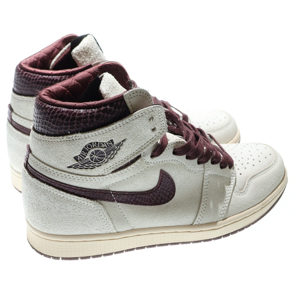 NIKE(ナイキ) ×A Ma Maniere AIR JORDAN1 RETRO HIGH OG SP DO7097-100 アママニエール エアジョーダン1 ハイカットスニーカー アイボリー US10/28cm