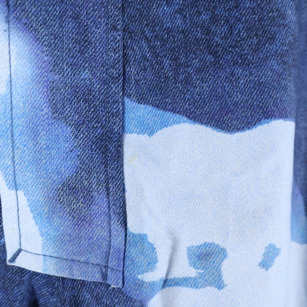 SUPREME(シュプリーム) 21AW ×THE NORTH FACE Bleached Denim Print Mountain Pant ブリーチ総柄プリントマウンテンパンツ ブルー NP52101I