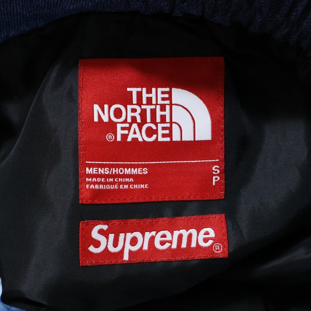 SUPREME(シュプリーム) 21AW ×THE NORTH FACE Bleached Denim Print Mountain Pant ブリーチ総柄プリントマウンテンパンツ ブルー NP52101I