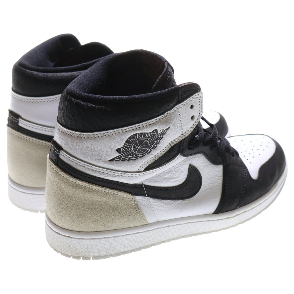 NIKE(ナイキ) AIR JORDAN 1 HIGH OG Bleached Coral 555088-108 エアジョーダン 1 ブリーチドコーラル ハイカットスニーカー グレー US10/28cm