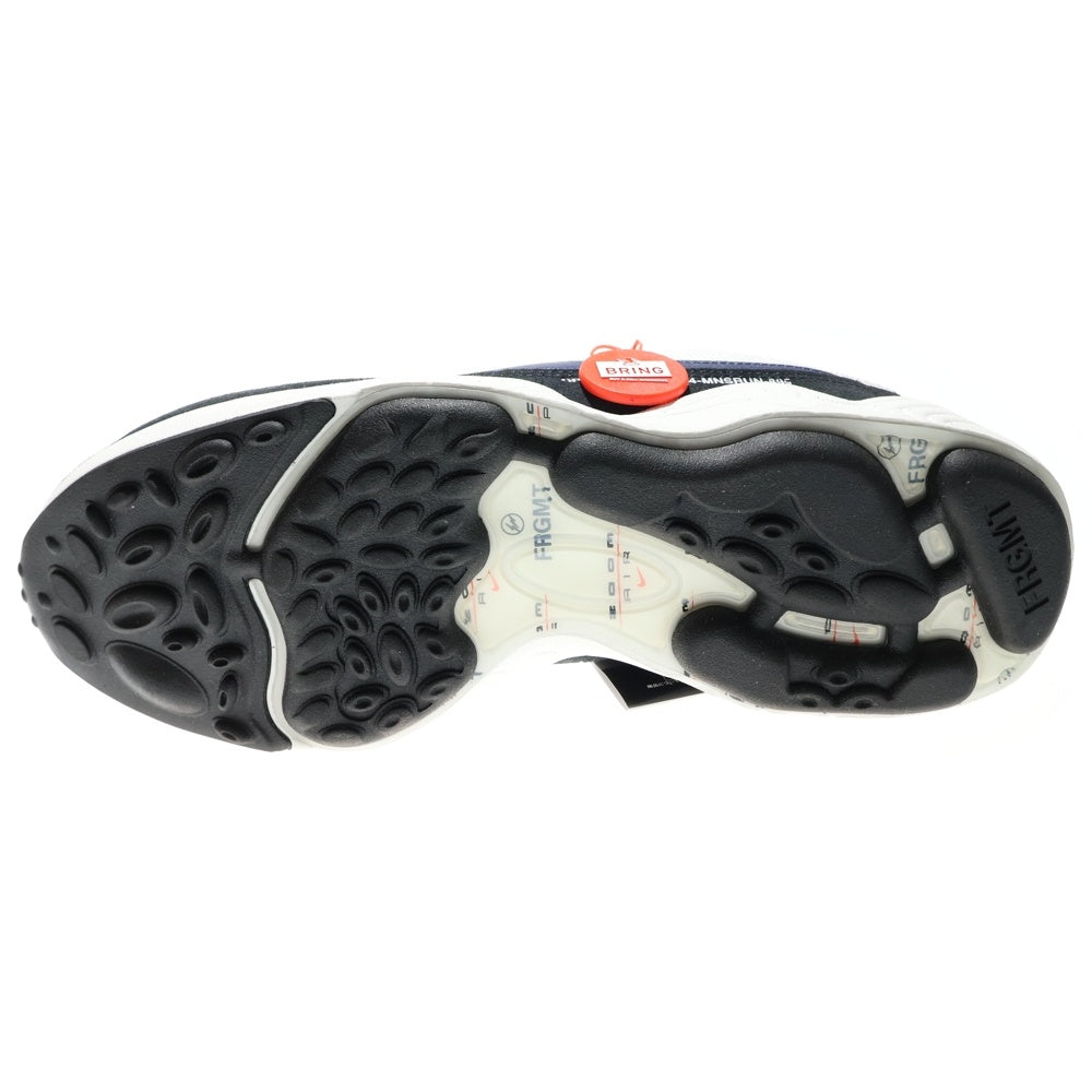 NIKE(ナイキ) × FRAGMENT AIR ZOOM SPIRIDON SP BLUE VOID HF5455-100 フラグメント エア ズーム スピリドン ローカットスニーカー ホワイト US8.5/26.5cm