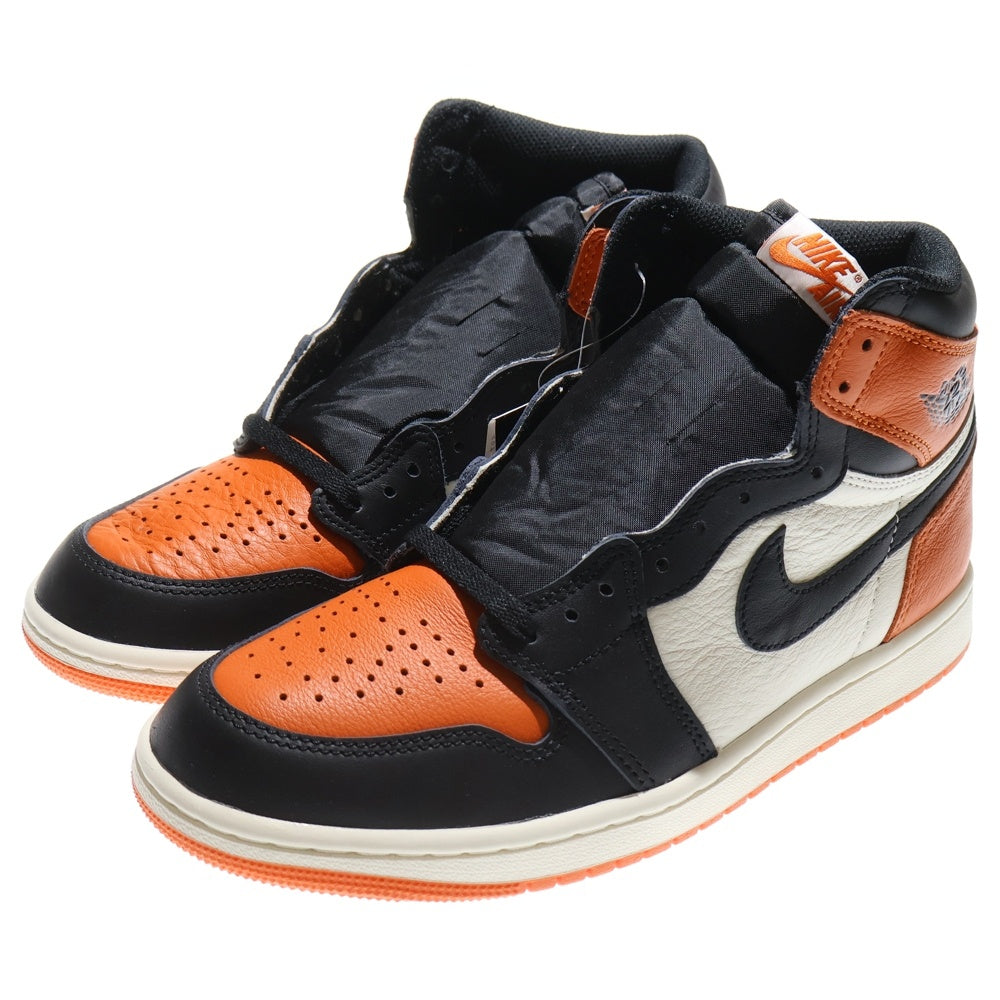 NIKE(ナイキ) AIR JORDAN 1 RETRO HIGH OG Shattered Backboard DZ5485-008 エア ジョーダン 1 レトロ シャッタードバックボード ハイカットスニーカー オレンジ US8.5/26.5cm