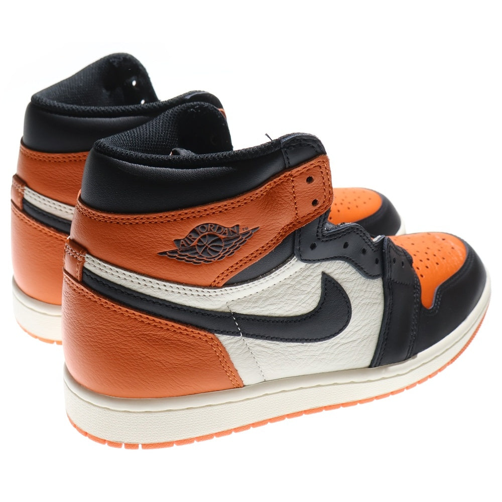 NIKE(ナイキ) AIR JORDAN 1 RETRO HIGH OG Shattered Backboard DZ5485-008 エア ジョーダン 1 レトロ シャッタードバックボード ハイカットスニーカー オレンジ US8.5/26.5cm