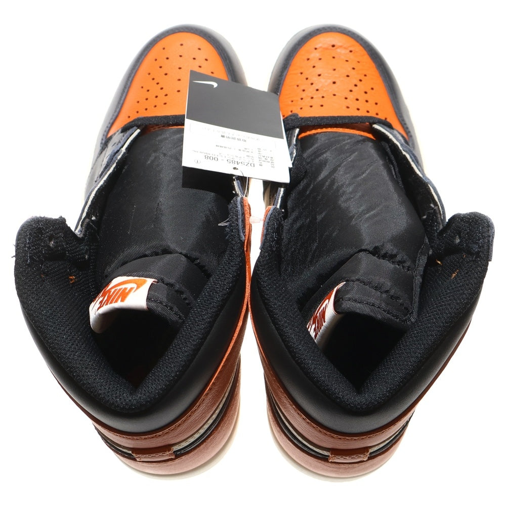 NIKE(ナイキ) AIR JORDAN 1 RETRO HIGH OG Shattered Backboard DZ5485-008 エア ジョーダン 1 レトロ シャッタードバックボード ハイカットスニーカー オレンジ US8.5/26.5cm