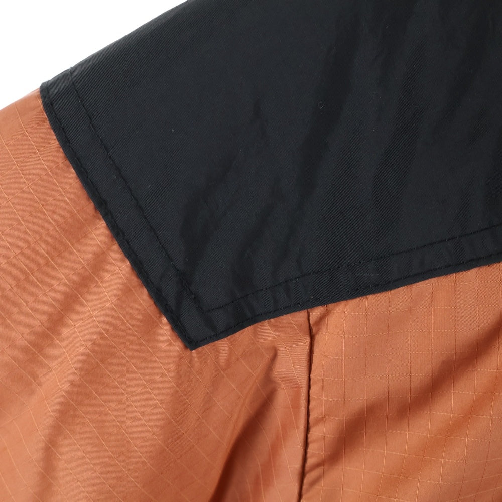 FIRST DOWN(ファーストダウン) 22AW HERITAGE DOWN JKT DICROS MAURI RIP F342533 ヘリテイジ ダウンジャケット ディクロス マウリ リップ シルバー/ブラウン