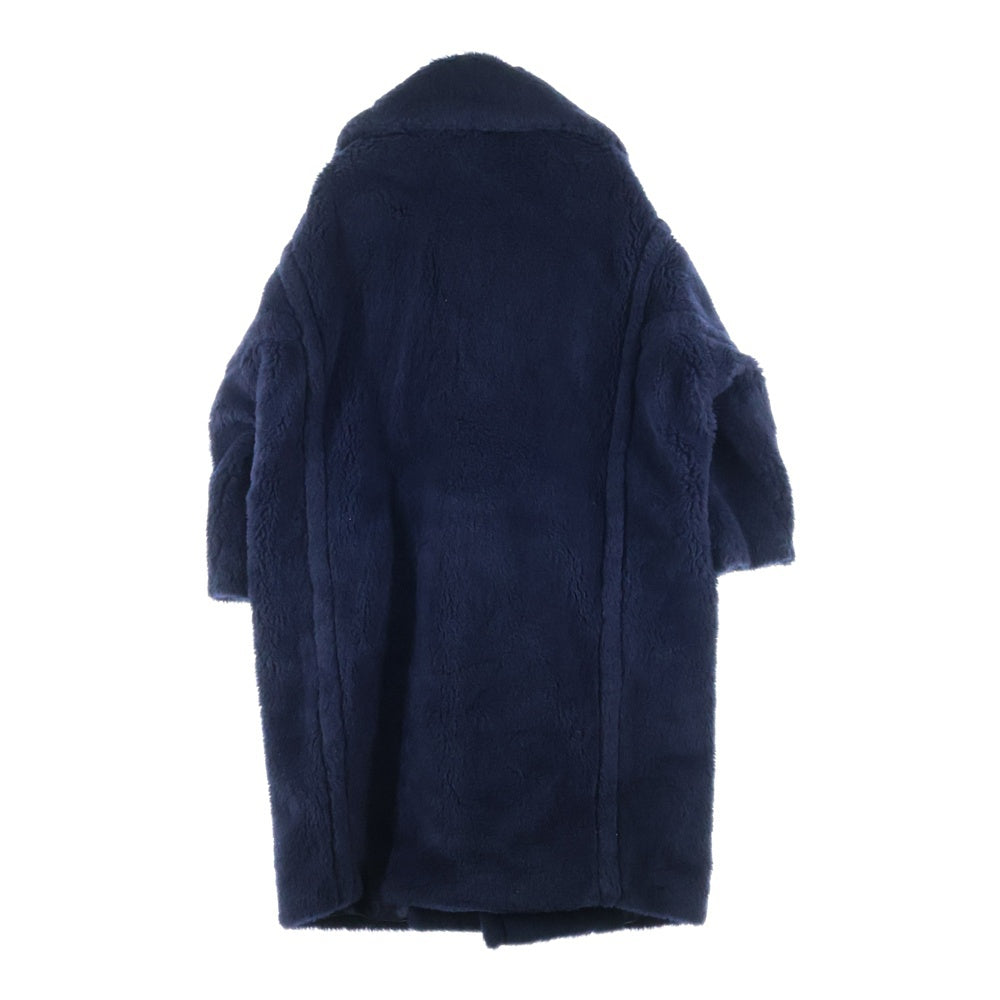 Max Mara(マックスマーラ) TEDDY BEAR ICON COAT テディベア ロング ボア コート ネイビー 101615036