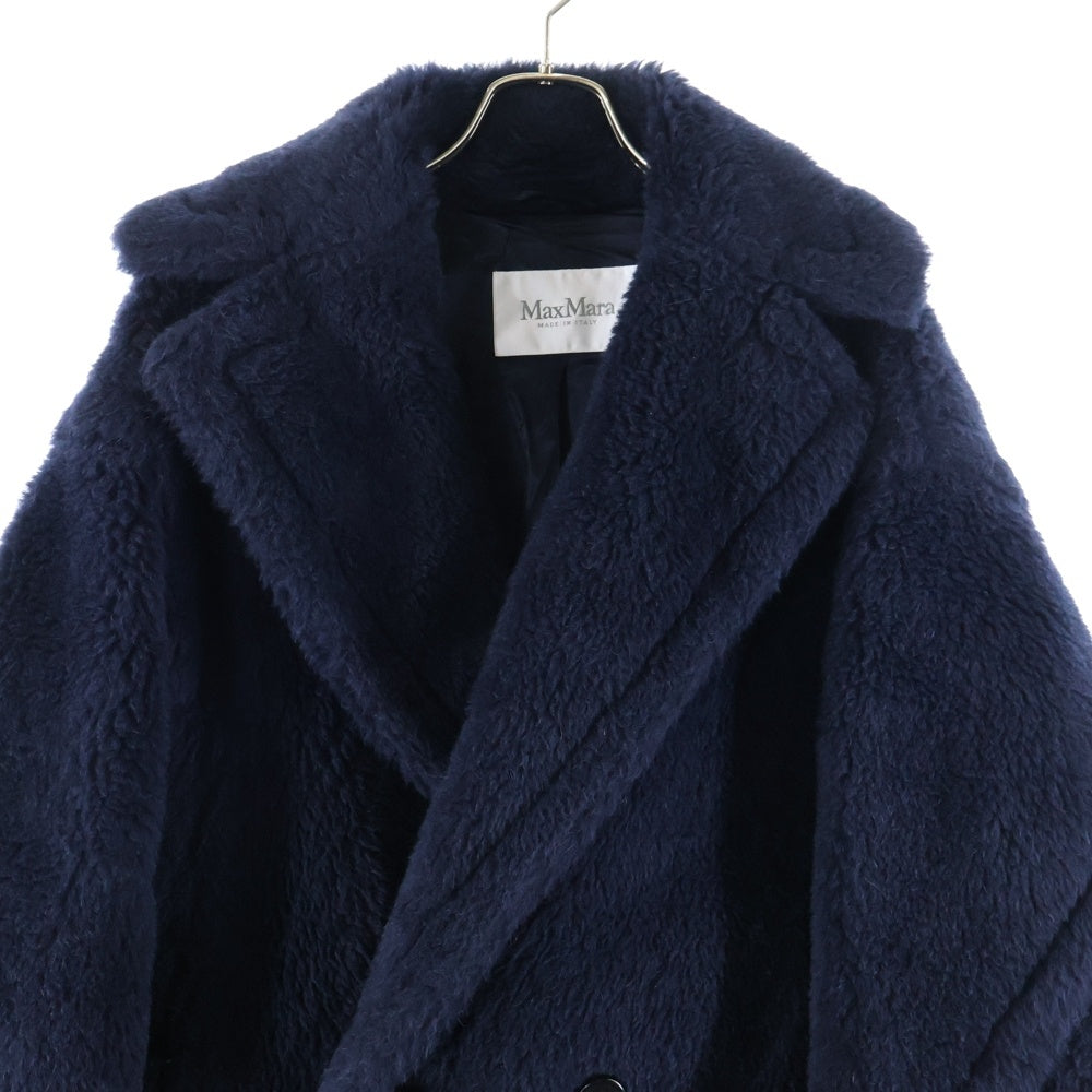 Max Mara(マックスマーラ) TEDDY BEAR ICON COAT テディベア ロング ボア コート ネイビー 101615036