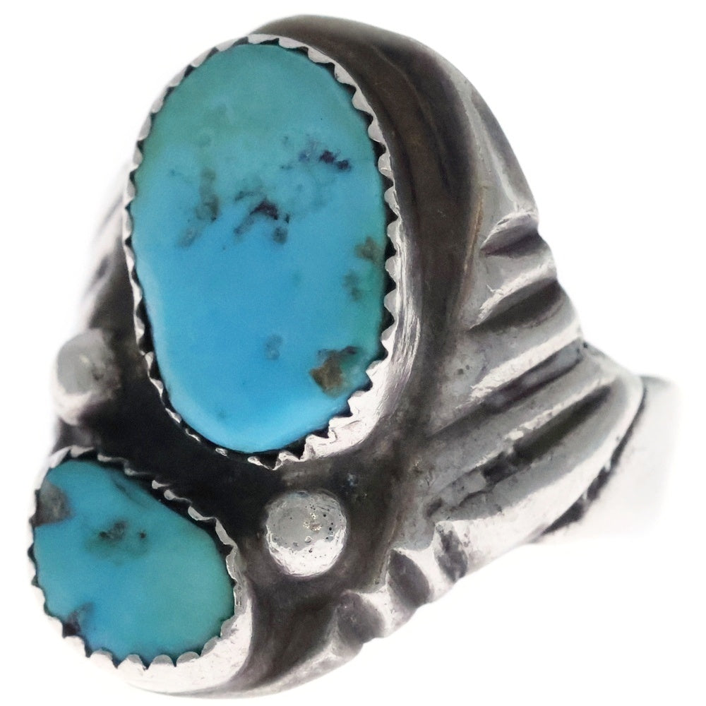 INDIAN JEWELRY(インディアンジュエリー) NAVAJO Silver Ring ナバホ族 ターコイズ シルバーリング シルバー