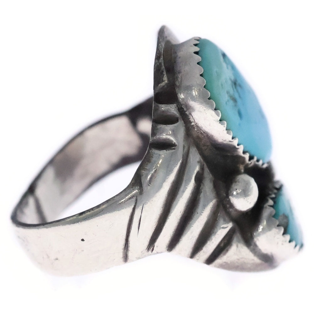 INDIAN JEWELRY(インディアンジュエリー) NAVAJO Silver Ring ナバホ族 ターコイズ シルバーリング シルバー