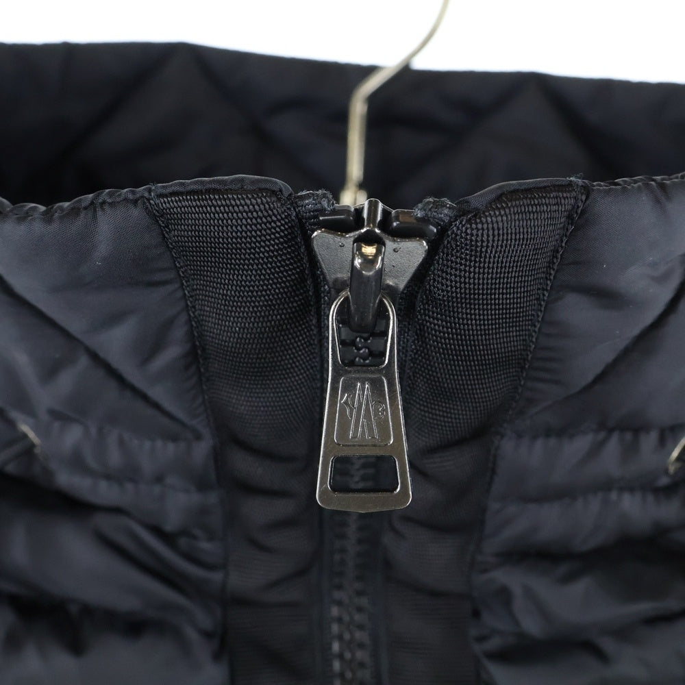 MONCLER(モンクレール) CARDIGAN TRICOT G20919B50800 A9340 ニット切替 ダウンジャケット フーディー ブラック