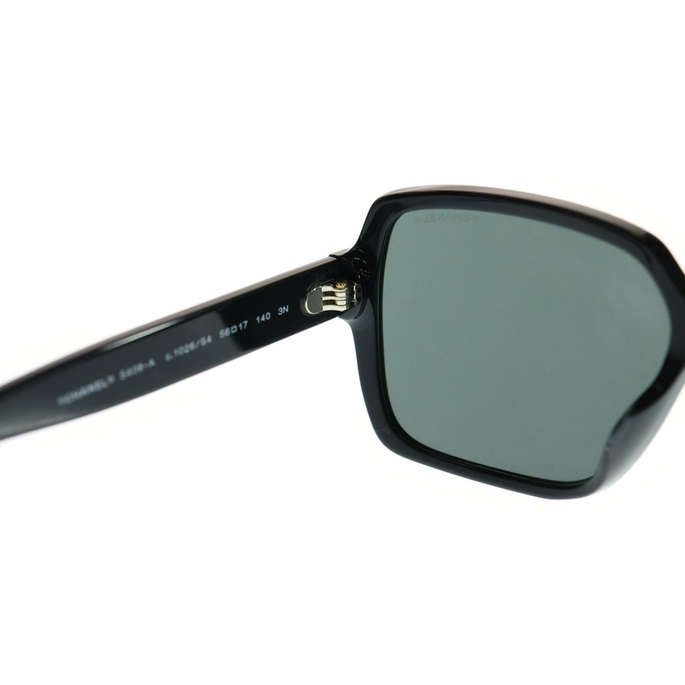 CHANEL(シャネル) スクエアシェイプ カラーレンズ サイドロゴ サングラス 眼鏡 アイウェア ブラック 5408-A