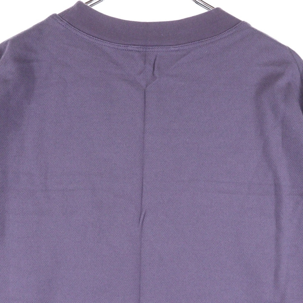 AURALEE(オーラリー) 22SS SUPER FINE COTTON SALT SHRINK PIQUE BIG TEE 鹿の子 クルーネック半袖tシャツカットソー パープル A22ST02EK