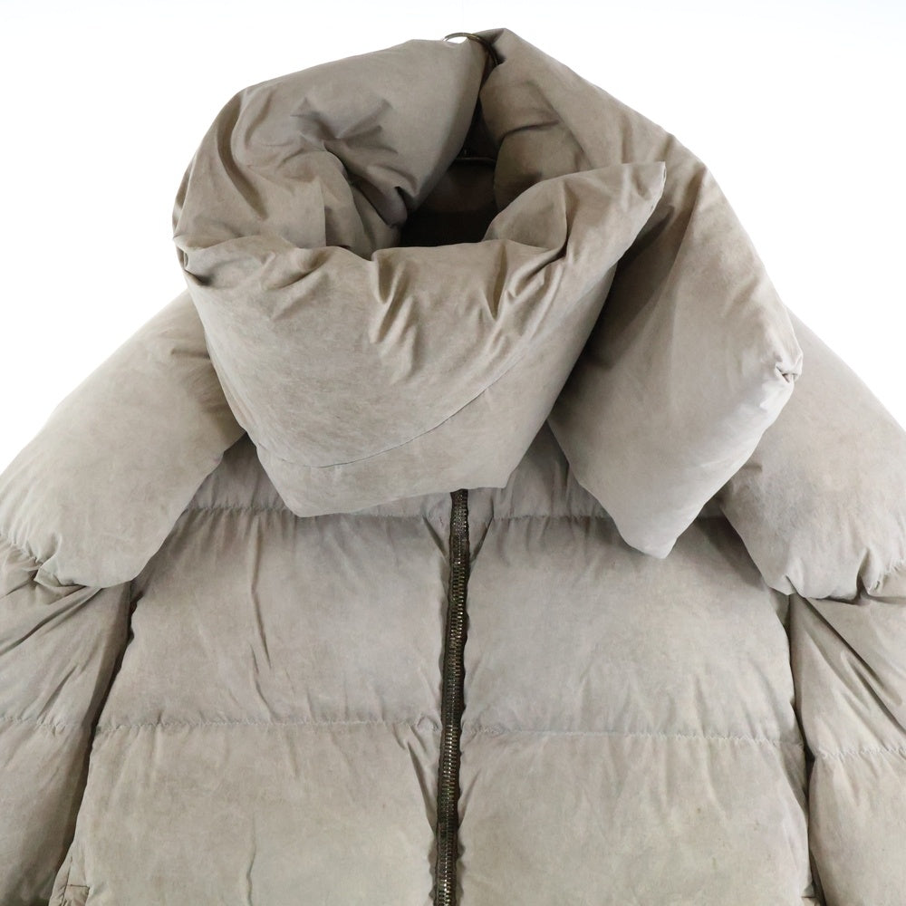 MONCLER(モンクレール) ×Rick Owens CONVERTIBLE COAT リックオウエンス コンバーチブル ロングダウンコート ダウンジャケット グレー I209N1C00002