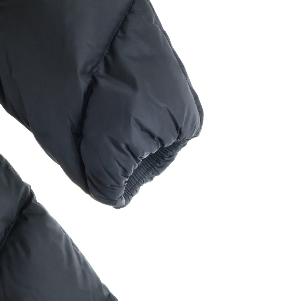 MONCLER(モンクレール) GENISSIAT GIUBBOTTO H20931C00047 54155 ファー付きダウンコート ブラック レディース