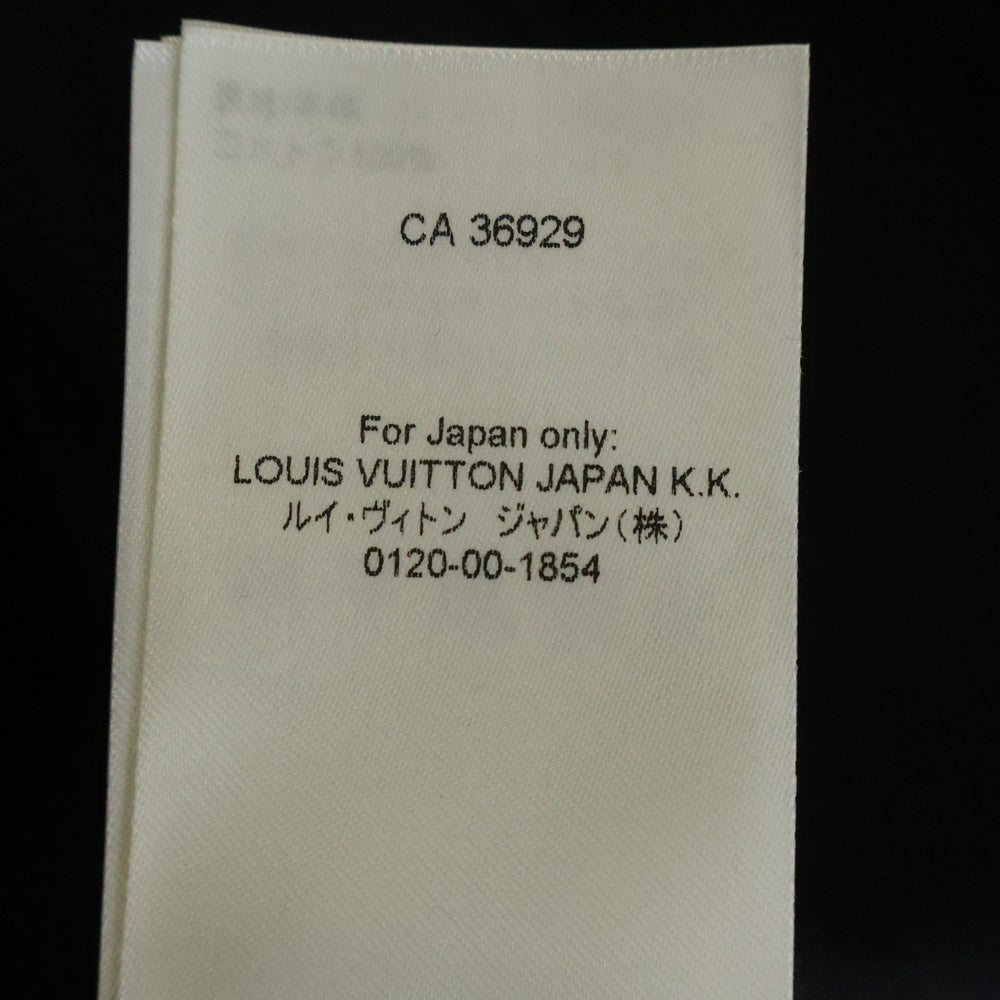 LOUIS VUITTON(ルイヴィトン) 25SS エンブロイダリーショートスリーブコットン半袖シャツ ブラック RM251M AS1 HSS73W