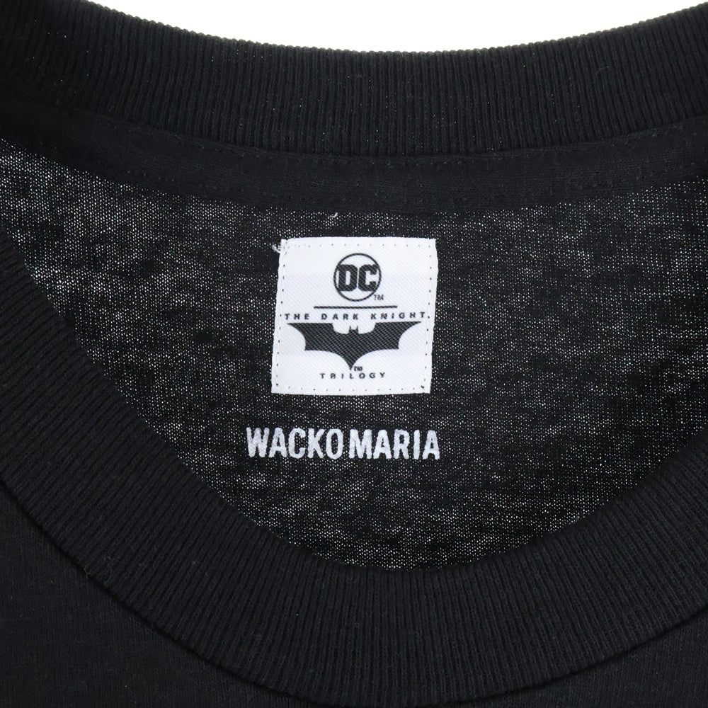 WACKO MARIA(ワコマリア) 25SS ×THE DARK KNIGHT TRILOGY JOKER CREW NECK T-SHIRT DKT-WM-TEE0 ×ダークナイトトリロジー ジョーカー バックプリント クルーネック半袖Tシャツ