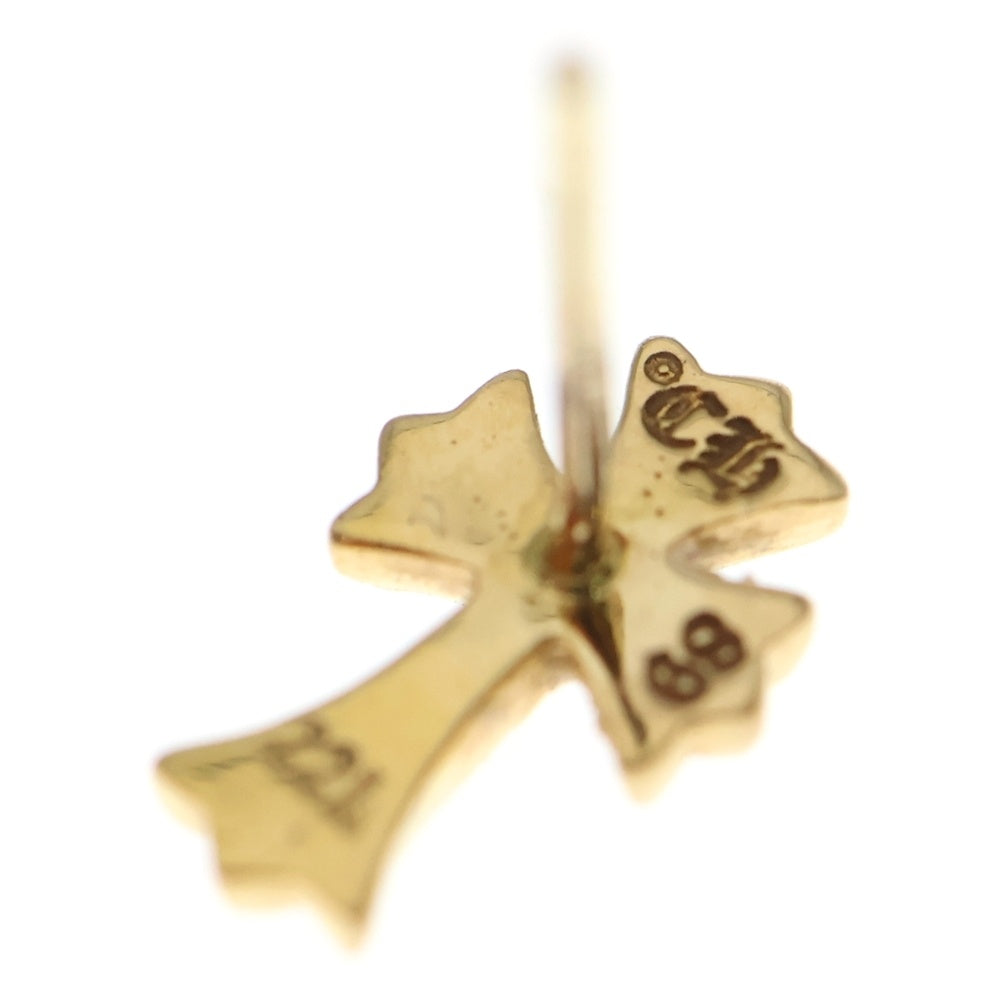 CHROME HEARTS(クロムハーツ) 22K CH CRS 2 FAT P/DIA CHクロスファット スタッドピアス PAVEダイヤ ゴールド BCA019