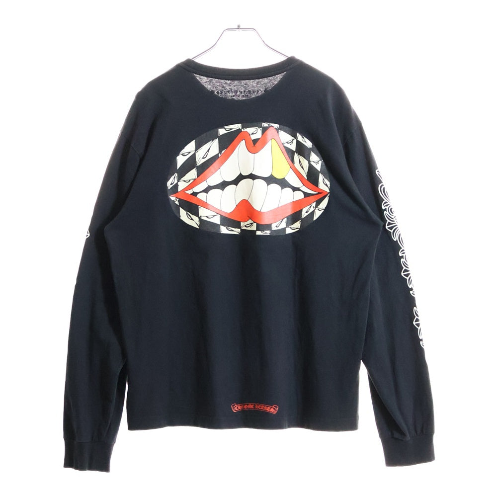 CHROME HEARTS(クロムハーツ) ×MATTY BOY 99eyes Chomper L/S Tee ×マッティボーイ チョンパープリント長袖Tシャツ ブラック