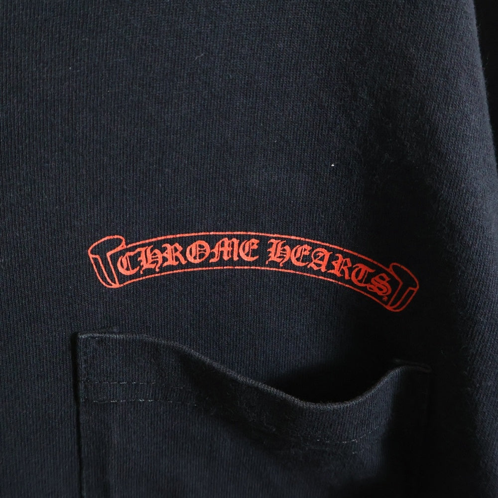 CHROME HEARTS(クロムハーツ) ×MATTY BOY 99eyes Chomper L/S Tee ×マッティボーイ チョンパープリント長袖Tシャツ ブラック