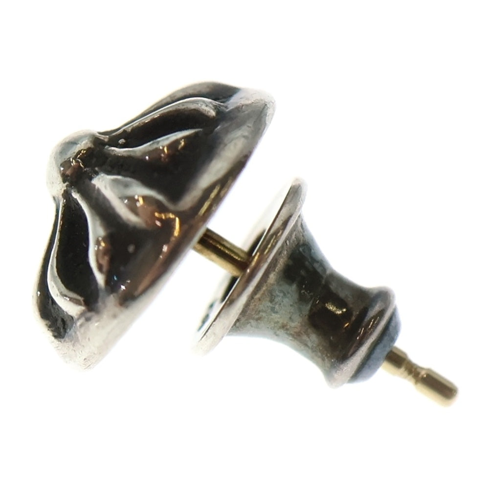 CHROME HEARTS(クロムハーツ) STUD CRSBLL クロスボールスタッドピアス シルバー BCA110