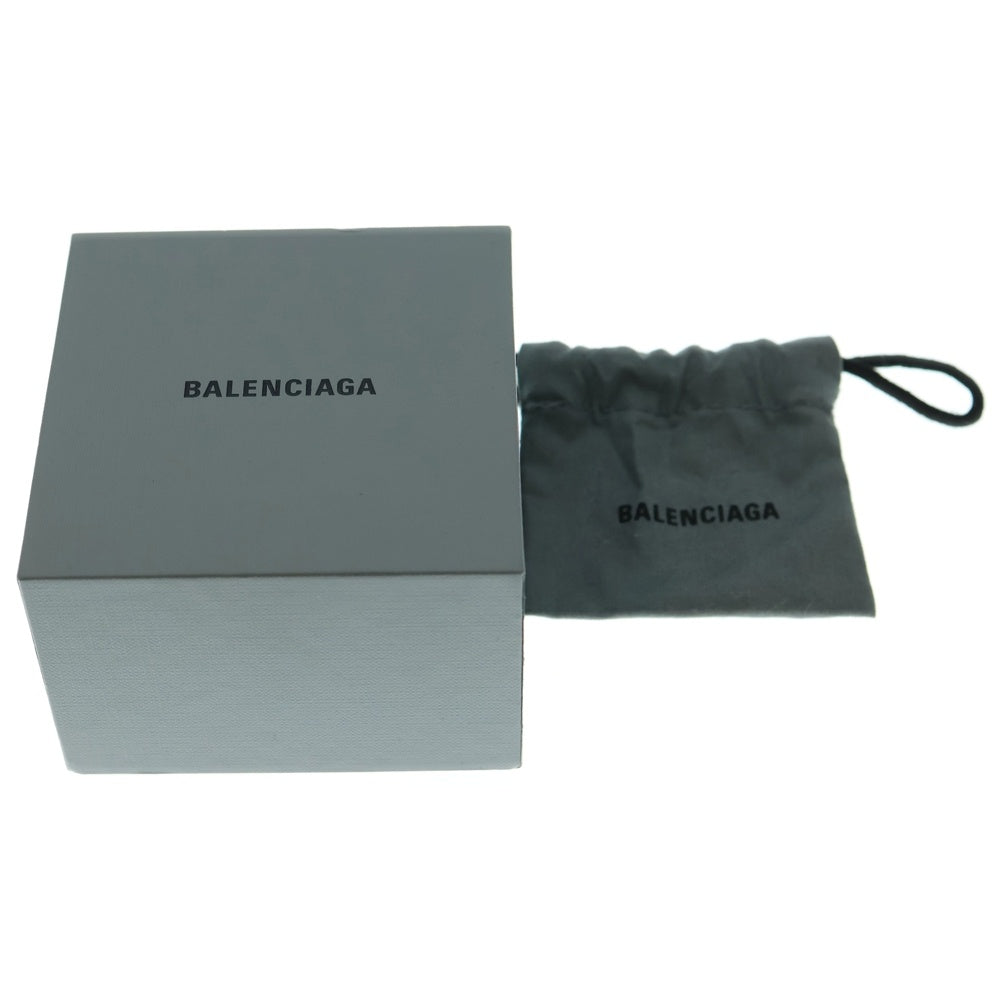 BALENCIAGA(バレンシアガ) LOGO HOOP PIERCE ロゴフープピアス ゴールド