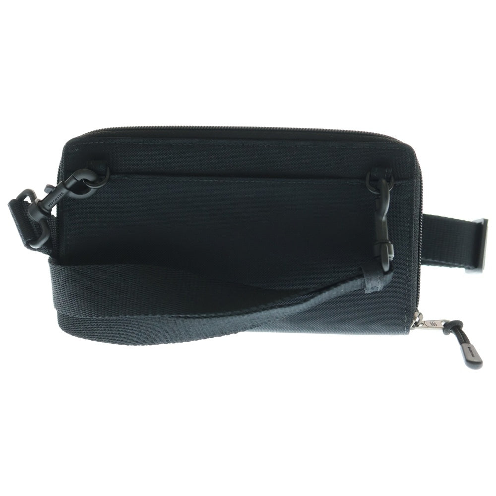 BALENCIAGA(バレンシアガ) LOGO SHOULDER WALLET ロゴ刺繍ショルダーウォレット ショルダーバッグ ブラック 638131