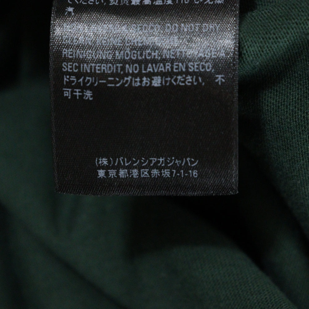 BALENCIAGA(バレンシアガ) 20SS UNISEX Print Tee フロントプリント レイヤード 半袖Tシャツ カットソー グリーン 657059 TKV97
