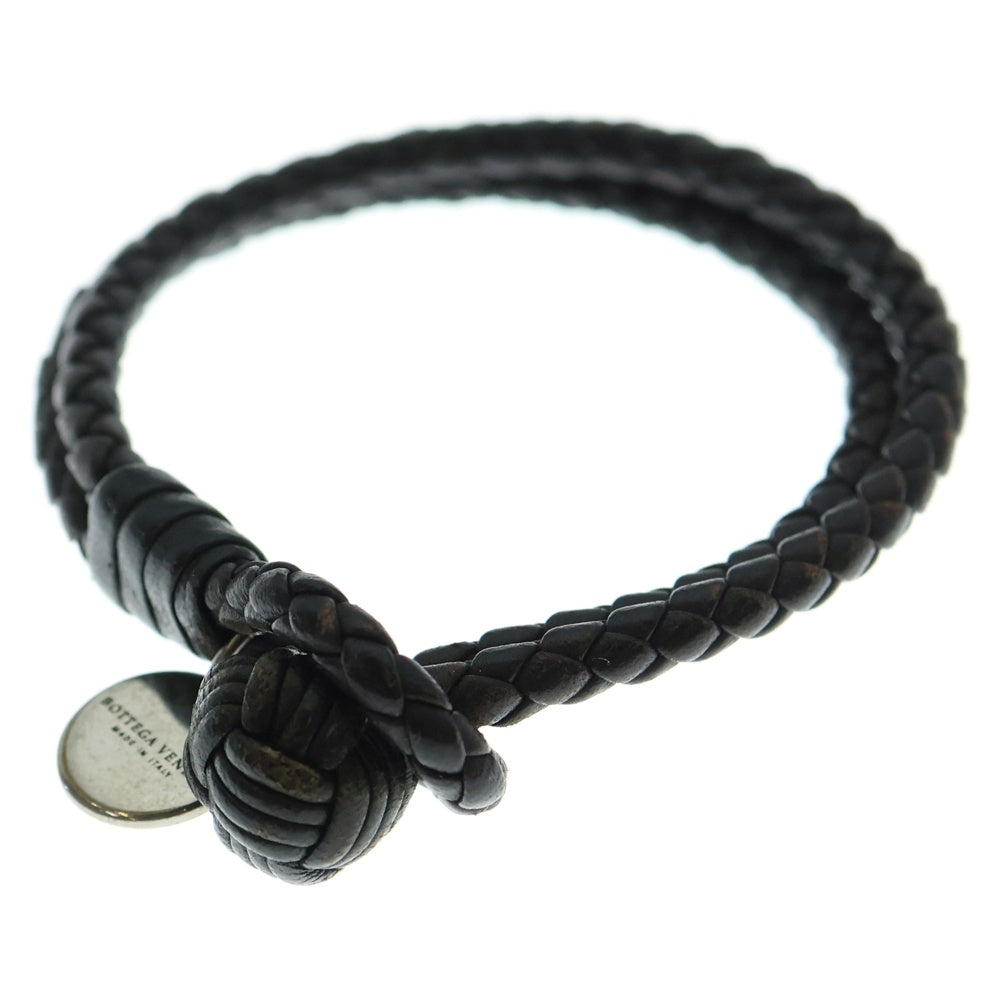 BOTTEGA VENETA(ボッテガヴェネタ) イントレチャートブレスレット ブラウン