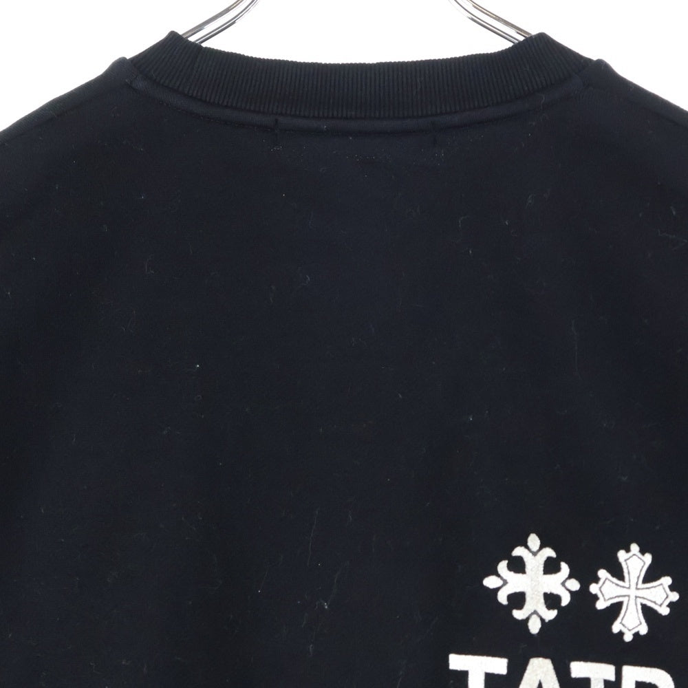 TATRAS(タトラス) FITARCO Logo Sweat Shirt MJXA0461064638 ロゴ クルーネックスウェットトレーナー ブラック