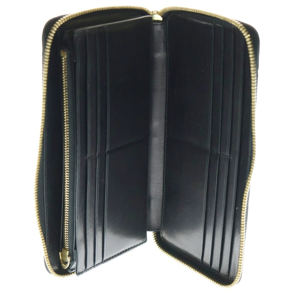 KUBERA 9981(クベラ 9981) ラウンドジップロングウォレット 長財布 鮫革 ブラック 51453