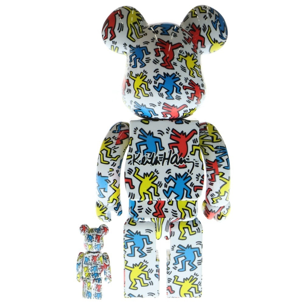 MEDICOM TOY(メディコムトイ) BE@RBRICK KEITH HARING 100% & 400% ベアブリック キースへリング フィギュア 人形 マルチカラー