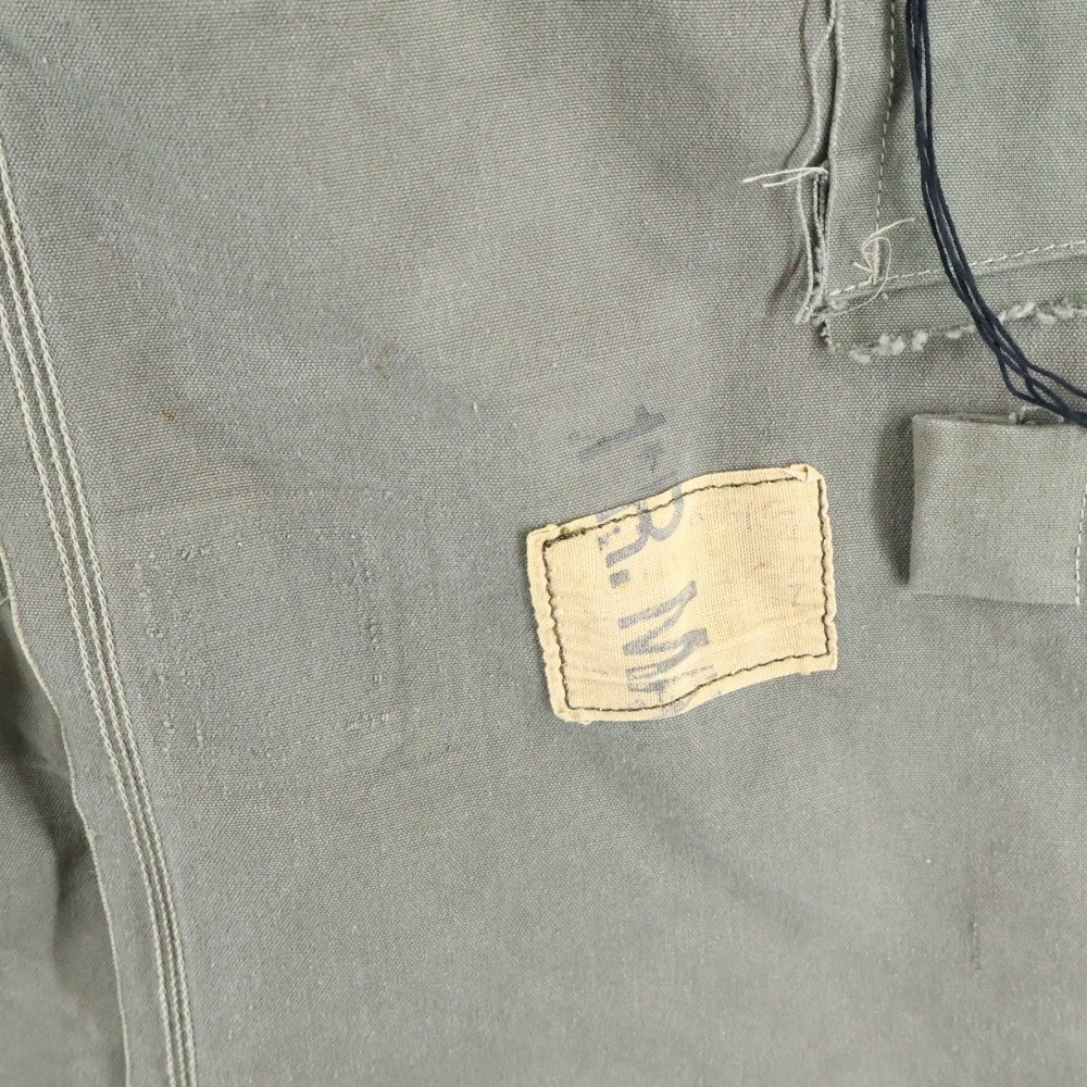 MINUS(マイナス) Slash Seam HBT Cargo ミリタリーカーゴパンツ カーキ