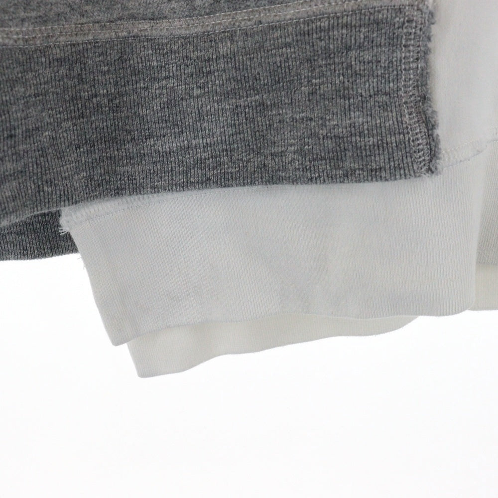 DSQUARED2(ディースクエアード) 21SS ロゴプリントクルーネックスウェットトレーナー S74GU0504 STJ315 グレー/ホワイト