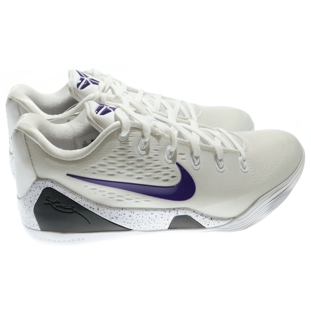 NIKE(ナイキ) Kobe 9 Elite Low EM Protro IH1401-100 コービー9 エリート ロー EM プロトロ ローカットスニーカー ホワイト/パープル US10.5/28.5cm