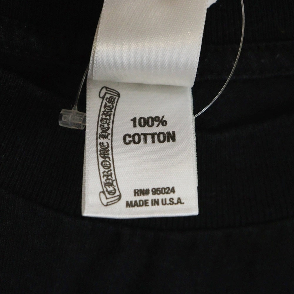 CHROME HEARTS(クロムハーツ) American Flag Dagger Tee アメリカンフラッグ 星条旗 ヴァインダガー 長袖Tシャツ カットソー ロンT ロングスリーブカットソー ブラック