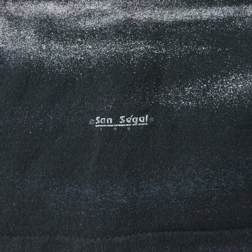 VINTAGE(ヴィンテージ) 90s Animal Wolf S/S TEE SANSEGALタグ 両面プリント アニマル クルーネック半袖Tシャツカットソー マルチカラー