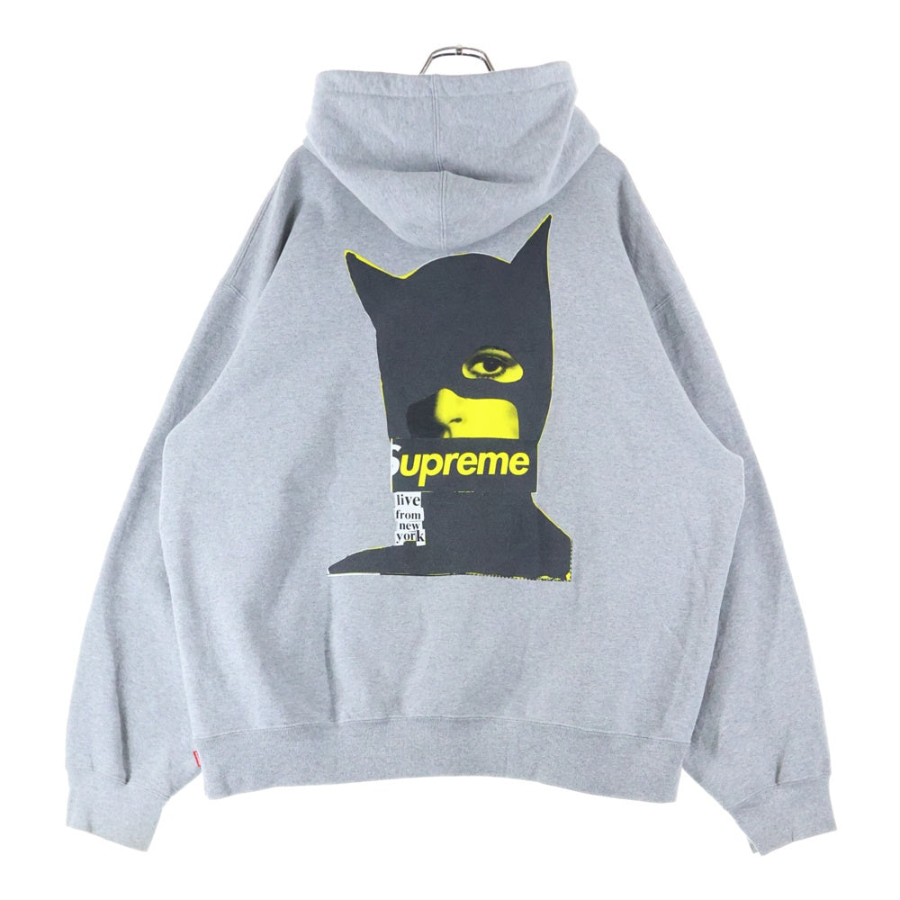 SUPREME(シュプリーム) 23AW Catwoman Hooded Sweatshirt キャットウーマン プルオーバーパーカー フーディー グレー