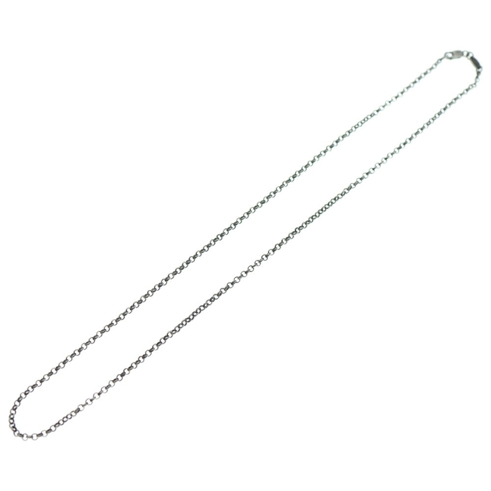 CHROME HEARTS(クロムハーツ) NECKCHAIN R18 ロールチェーンネックレス 18inch シルバー BCA083