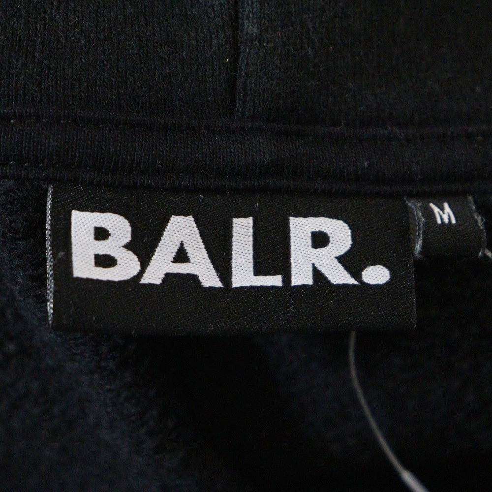 BALR.(ボーラー) ロゴプリント プルオーバーパーカー フーディー ブラック