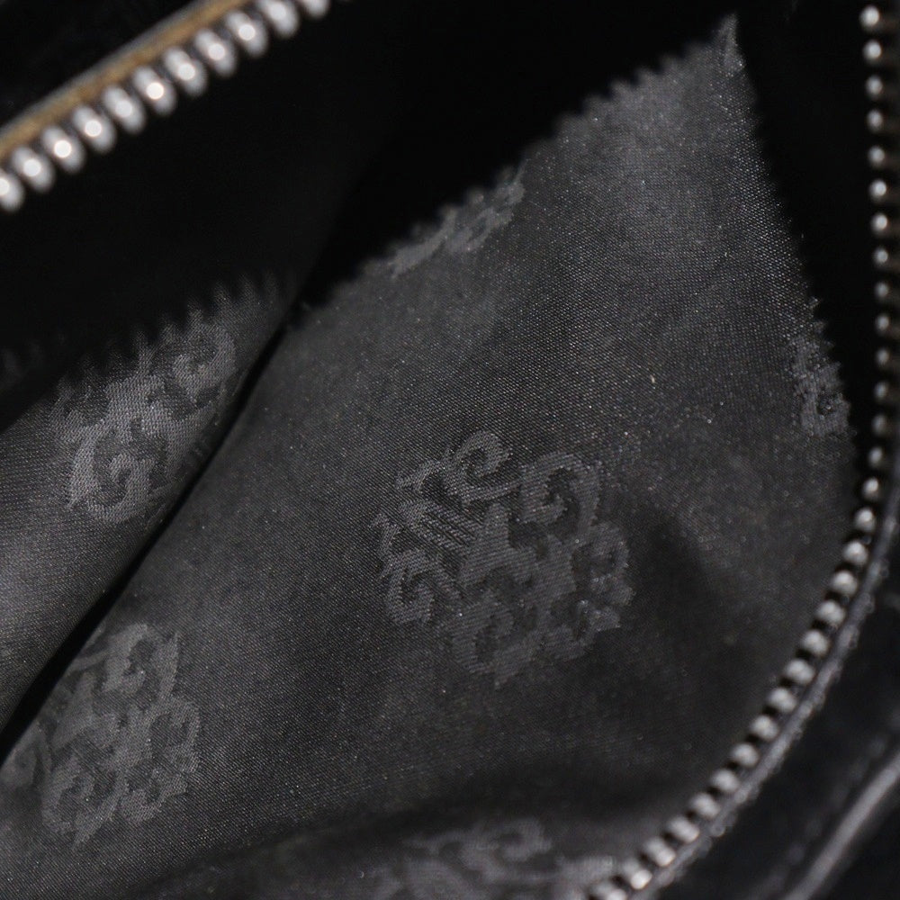 CHROME HEARTS(クロムハーツ) WAVE CELTIC ウェーブ ケルティックボタン レザーウォレット 長財布 ブラック