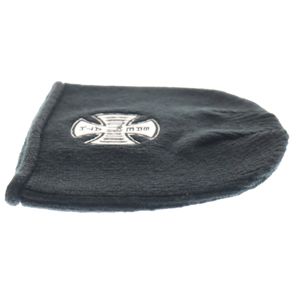 BREATH(ブレス) 25AW SOUTHSIDE CROSS DAMAGE BEANIE BR25AW-AC8006 クロスモチーフビーニー ニット帽子 ブラック