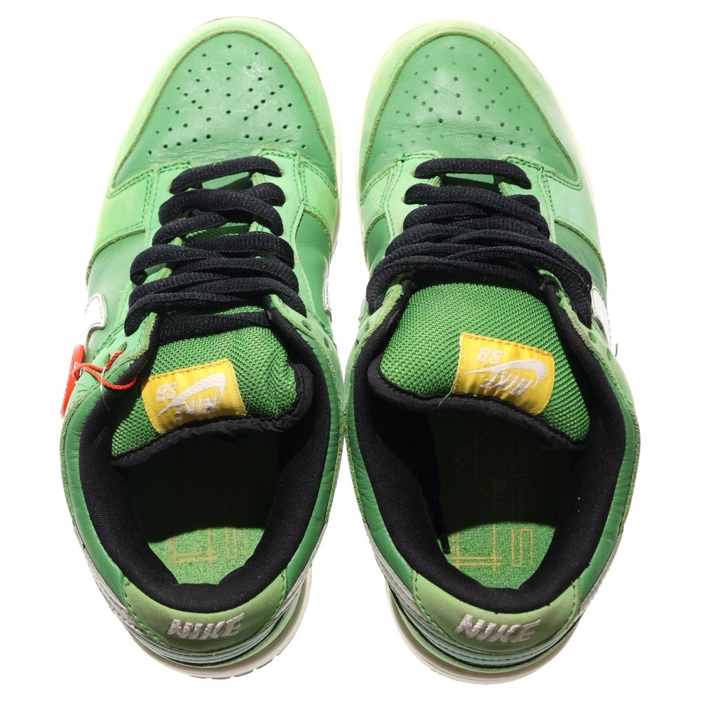 NIKE SB(ナイキエスビー) 【観賞用 2006年製】NIKE DUNK LOW PRO SB GREEN/TAXI PACK 304292-311 ダンクSB 東京無線タクシー ローカットスニーカー シューズ グリーン US8.5/26.5cm