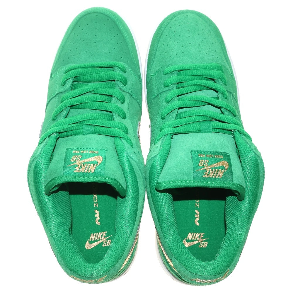 NIKE SB(ナイキエスビー) DUNK LOW PRO St. Patrick's Day BQ6817-303 ダンク セントパトリックデー ローカットスニーカー グリーン US9/27.0cm