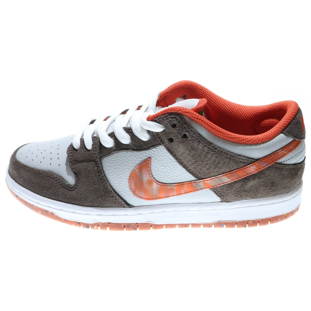 NIKE SB(ナイキエスビー) ×CRUSHED SKATE SHOP DUNK LOW QS DH7782-001 クラッシュドスケートショップ ダンク ローカットスニーカー ブラウン/グレー US8/26cm